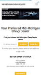 Mobile Screenshot of midmichiganchevydealers.com